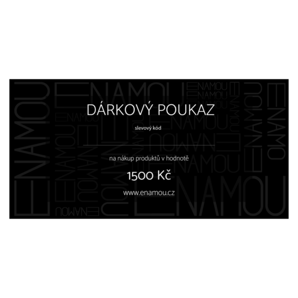 Dárkový poukaz v hodnotě 1500 Kč