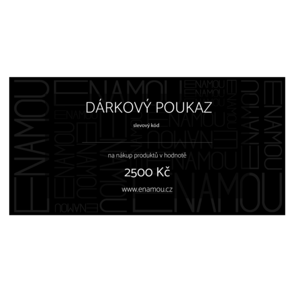 Dárkový poukaz v hodnotě 2500 Kč