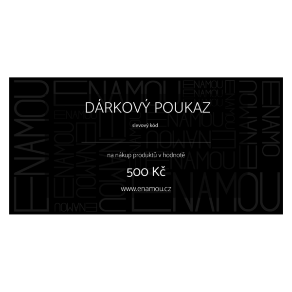 Dárkový poukaz v hodnotě 500 Kč